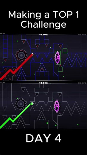 [DAY 4] Decoration starts #geometrydash #challenge #gd