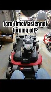Toro TimeMaster mower not turning off? Let’s fix it #howto #mower #lawnmower #mowermaintenance