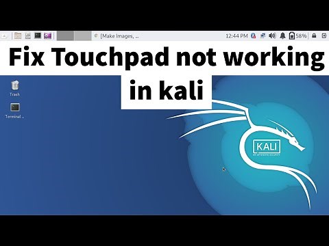 Fix Touchpad not working in Kali Linux