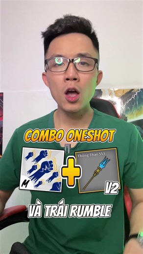 Combo oneshot của trái Lôi v2 và God Human khiến kẻ địch tê dại #roblox #bloxfruits #spidergaming #boxstudio #reviewgamehay #gamernextgen #gamehaymoingay