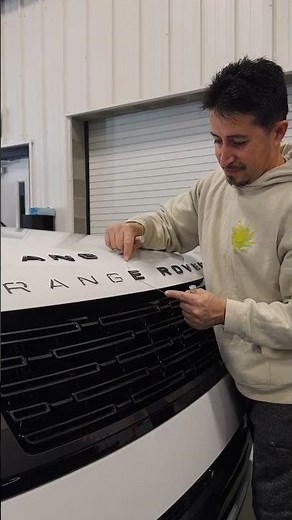 Removing Range Rover Letters 👀