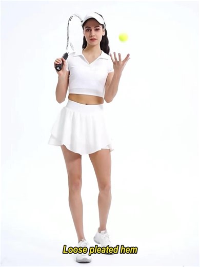 Women's High-Waisted Tennis Skirt with Built-In Shorts Athletic Skort for Golf Yoga Gym Running for Sports and Exercise