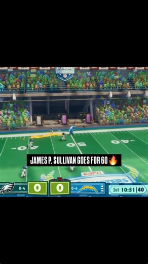 Bussin' With The Boys on Instagram: "JAMES P. SULLIVAN TAKES OFF DOWN THE SIDELINE 🎥 @nfl"