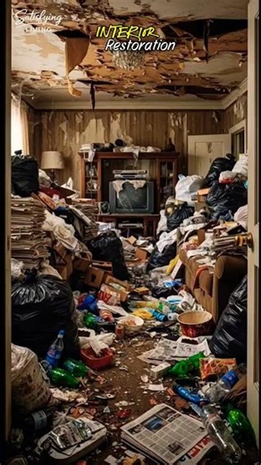 Worst Hoarder House Transformation 🤯 #satisfying #home #nature