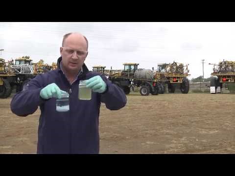 Mixing glyphosate and 2,4-D: 2. Handling concentrates