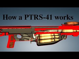 How a PTRS-41 works | World of Guns