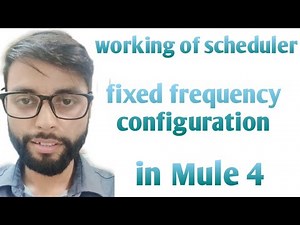 Scheduler Endpoint(Trigger) in mule 4