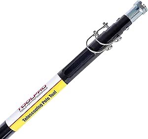 ToolPro 12 in. Lag Pole for Installing Lag Screws, 2 6ft. Sections - Suspend Ceiling Grids from The Ground. Use with Any 3/8 or 1/2 inch Drill. (TP05200)