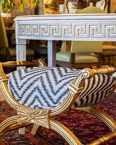 Authentically sourced, carefully restored, & fully customizable— meet our French antique benches. | Le Chateau European Interiors