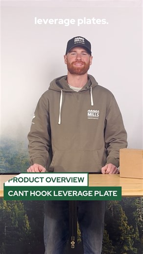 Looking for a bit more leverage when moving logs on your mill? 🤔 The Cant Hook Lever gives you a fixed position to leverage your cant hook when pushing logs against the rear log supports. This heavy-duty galvanized assembly comes with all the hardware you need to ensure a secure fit to your sawmill track system. ✅ Shop for it here: https://woodlandmills.com/cant-hook-lever/ | Woodland Mills