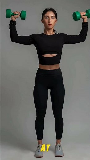 Overhead Press Workout for Women: Burn Arm Fat & Build Shoulder Strength at Home