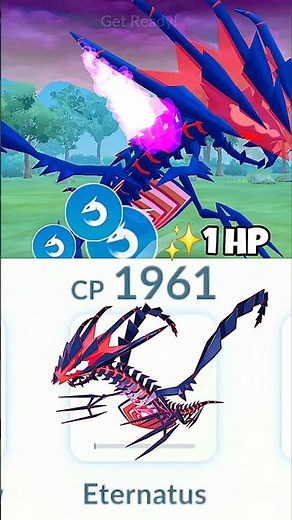 1 HP New Eternatus Destroy Grunt Badly in Pokemon Go