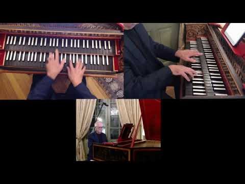 Claude Debussy: Arabesque No. 1 (1891) transcribed and performed by Robert Hill, harpsichord 3-cam v