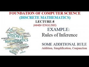 EXAMPLE: RULES OF INFERENCE , SOME ADDITIONAL INFERENCE RULE