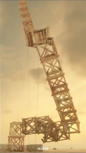 DYNAMIC Radio Tower Collapse in TEARDOWN!! #destruction #teardown #explosion