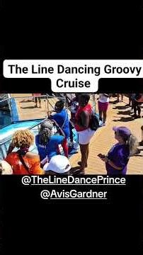 The Line Dancing Groovy Cruise #ladysnapshot #cruise #dance