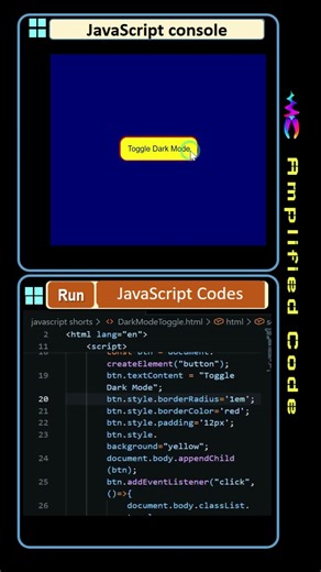 No HTML or CSS file required | Pure Javascript