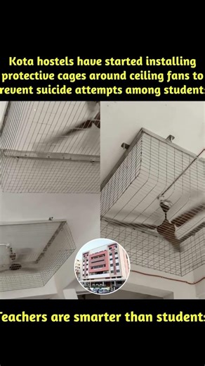 The Dark Reality🤯of Kota Anti Suicide Fan Cages 🛑|#hostellife