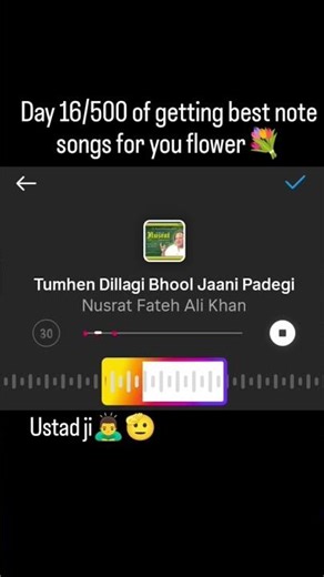 Day 16/500 of getting best note songs for you💐