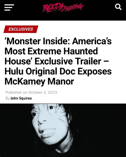 667K views · 5.3K reactions | Welcome to the most extreme haunted house in the world. Monster Inside is now screaming on Hulu. | Hulu | Facebook