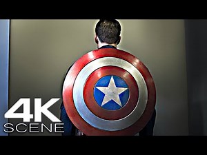 Elevator Fight Scene (2014) Captain America: The Winter Soldier 4K Movie Clip