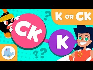 K or CK ✍️ GRAMMAR and SPELLING for Kids📝 Superlexia ⭐ Episode 15
