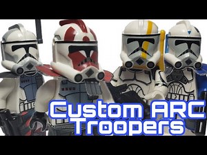 How To Make Custom Lego Arc Troopers | Lego Clone Troopers | Lego Star Wars | Lego Clone Army