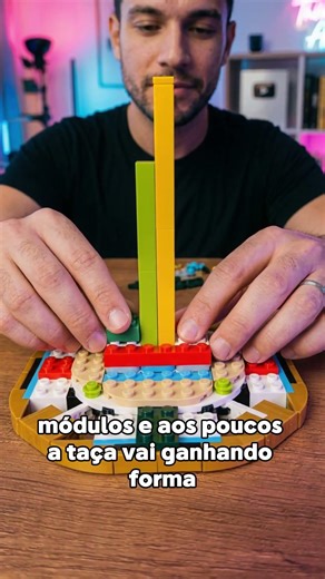 A Taça da Copa em LEGO 😱🏆 Vale MUITO a pena? (2.800+ peças!)