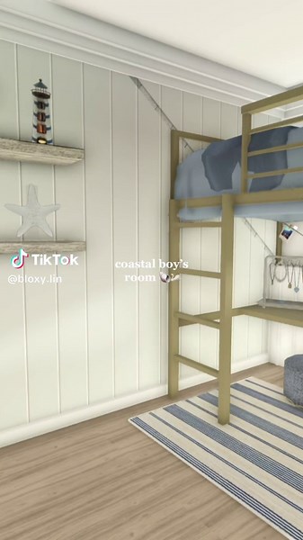 Coastal Boy's Room in Bloxburg