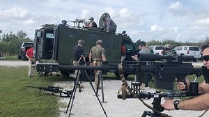 27 reactions | It takes a lot to tame the @bushmaster_official BA50 but the @spec_rest excels in this arena #largecaliber #largecaliberrifleinstructor ##50bmg #50bmgrifle #bushmaster #specrest | Tacflow | Facebook