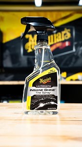 Ultimate Insane Shine Tire Spray ✨ If high gloss tires aren’t for you, spray onto an applicator pad first to spread the dressing, giving you a lovely satin finish. @richsav22 🎥 Are you ready to shine?! https://s.meguiars.com/1j4v4y35 #tiredressing #carcare #cardetailing #detailingworld #ultimatecarcaremadeeasy #meguiars #meguiarsuk | Meguiar's