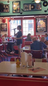 1.2M views · 10K reactions | Here is Sarah Joy singing some classic country for you!!! Come hear wonderful live music here at the diner!!! | Mel's Hard Luck Diner | Facebook