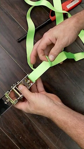 363. Turn a ratchet strap into a clamp #makethings #mtbitesize