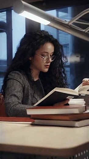 Women reading a book