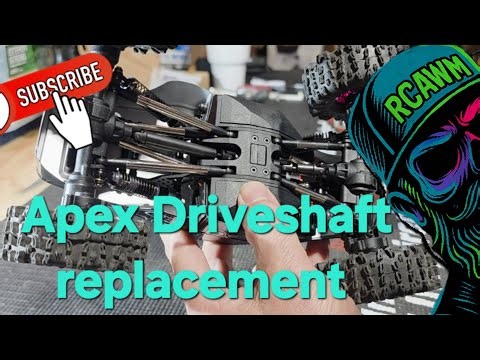 Redcat Ascent 18 Apex Metal Driveshaft Install.