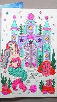 Gönn dir eine Auszeit mit dem Oceania - Meerjungfrau Malbuch ✨🧜‍♀️