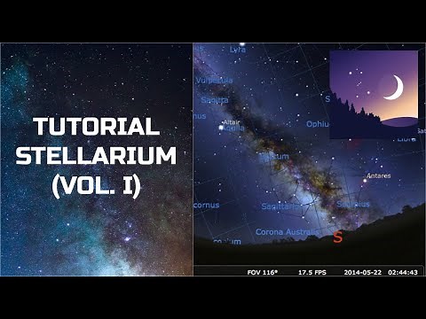 Tutorial Stellarium. Vol.1: funciones básicas - ESPACIO CELESTE