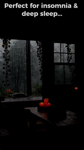 Fall Asleep Fast 🌧️🔥 Cozy Cabin Rain & Fireplace ASMR