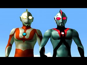 Dark Ultraman Cosmos and Ultraman - TAG Team HD Remaster - ウルトラマン FE3