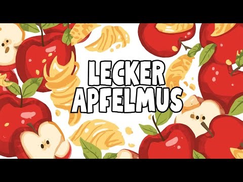 🍏 Lecker Apfelmus – Fröhliches deutsches Kinderlied zum Mitsingen | KinderKlangTV