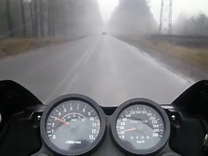GPZ 1000 RX - wet acceleration 0-170 km-h