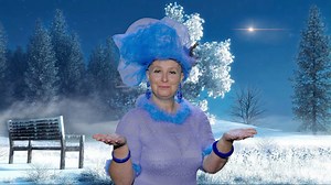 CARTE DE VOEUX  Pascale souhaite au public de la Scène nationale 61 une belle année 2025 !  Réalisé par Hervé Dartiguelongue  Montage et prise de vue par Dylan Arroyo Ocaña  Costumes de Catherine Oliveira Merci au BIJ d'Alençon pour le prêt du fond vert  | Scène nationale 61 | Facebook