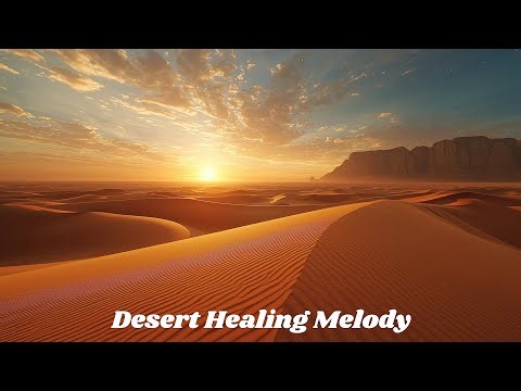 Desert Healing Melody – Calm Piano, Guitar & Native Flute