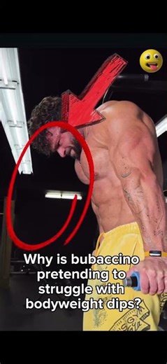 Why is He Pretending to Struggle on Bodyweight Dips? 🤔