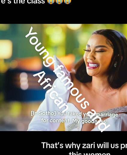 Kefilwe and Zari's Dramatic Encounter on Young Famous