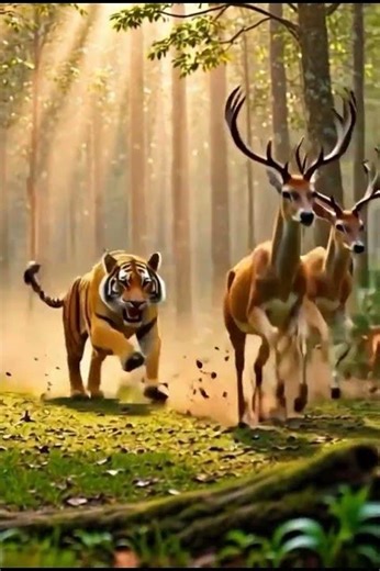 The Untold Story of Jungle Survival 🐅 Predator vs Prey in Nature #tiger #survival #jungkook #viral