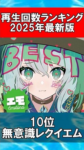 【Touhou Vocal】Views Ranking TOP 10【2025 latest】 #Shorts