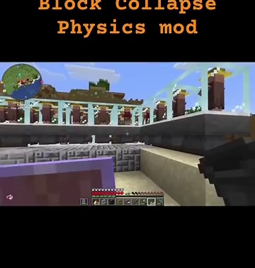 Destroying my base with block collapse with physics mod