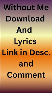 Without Me by Eminem ( Download and lyrics) Full Video #shorts