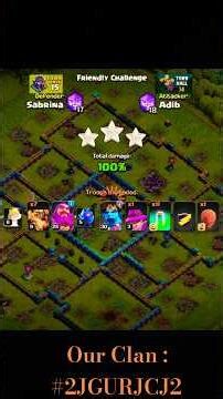 TH14 vs TH15 | Powerful Attack Strategy 💥 | Clash of Clans Shorts